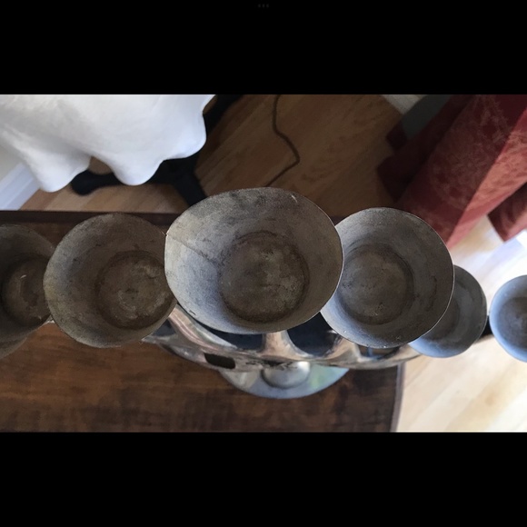 Gene Byron Highly-Collectible Scarce Vintage MCM Iconic Tin Candelabra - Picture 5 of 5